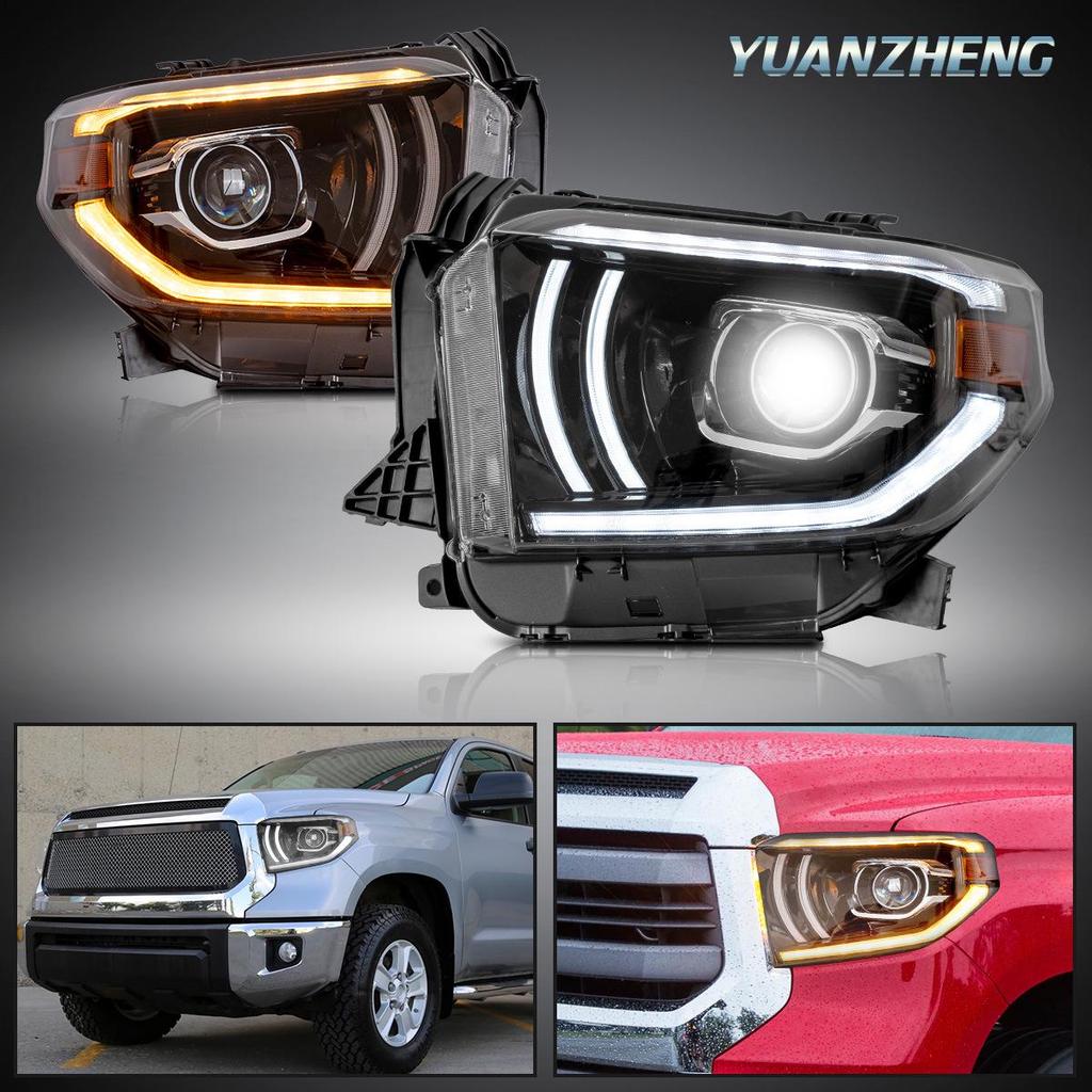 VLAND Headlight Assembly for 2014-2018 Toyota Tundra Modification