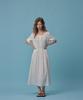 Deomillui Pleated Dress (Ivory)