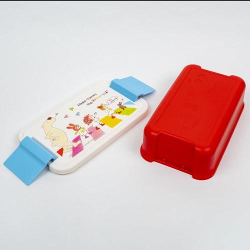 Coco-chan Greeting Life 1-Tier Lunch Box, Road, RYL-1013, White