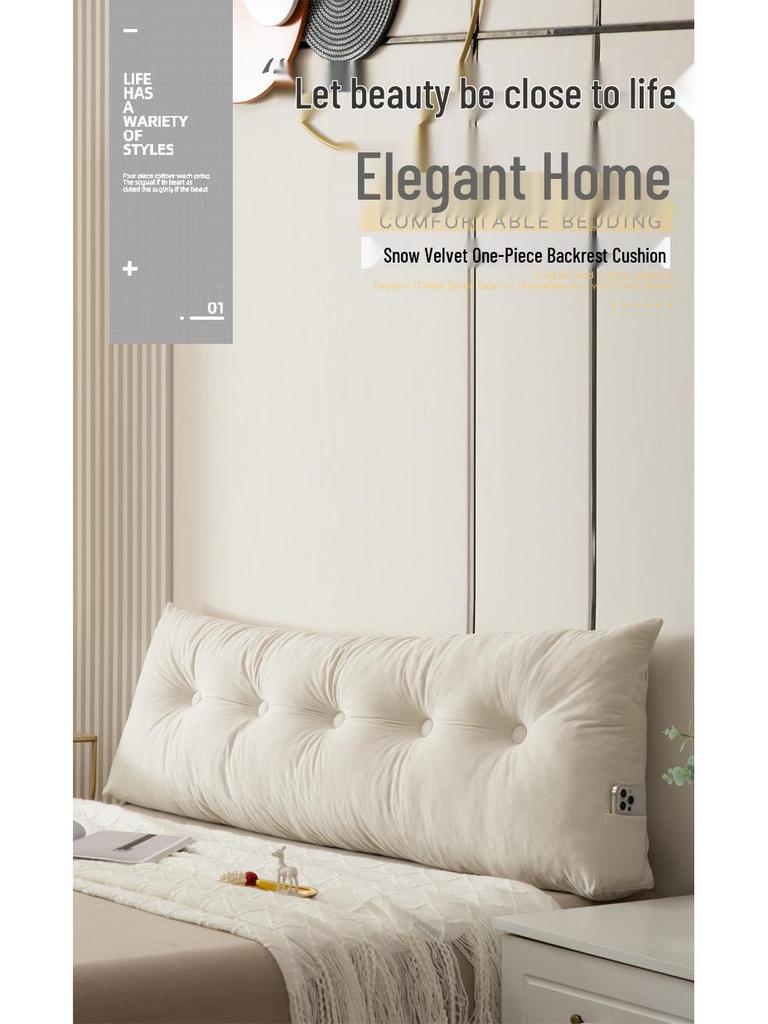 Pernă de căpătâi triunghiulară - Spătar mare moale pentru cămin sau dormitor.