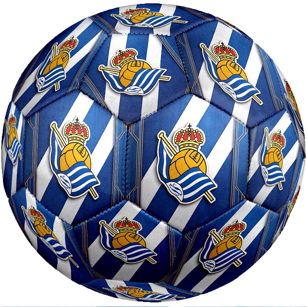 Real Sociedad FC Size 5 Standard Football Durable Training Match Soccer Ball for Adult Outdoor Sports