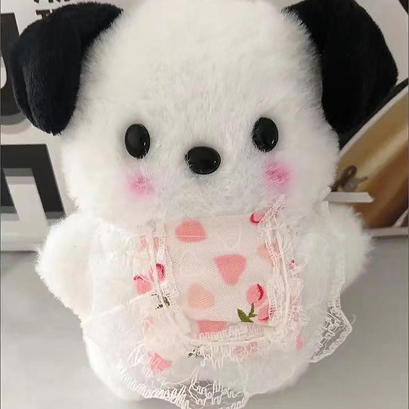 

1 шт./набор плюшевых брелоков, милая кукла, девочка, сделай сам, плюшевая сумка, кулон, нагрудник, шарф, юбка, брелок, сумка на плечо, украшения, украшение комнаты A5