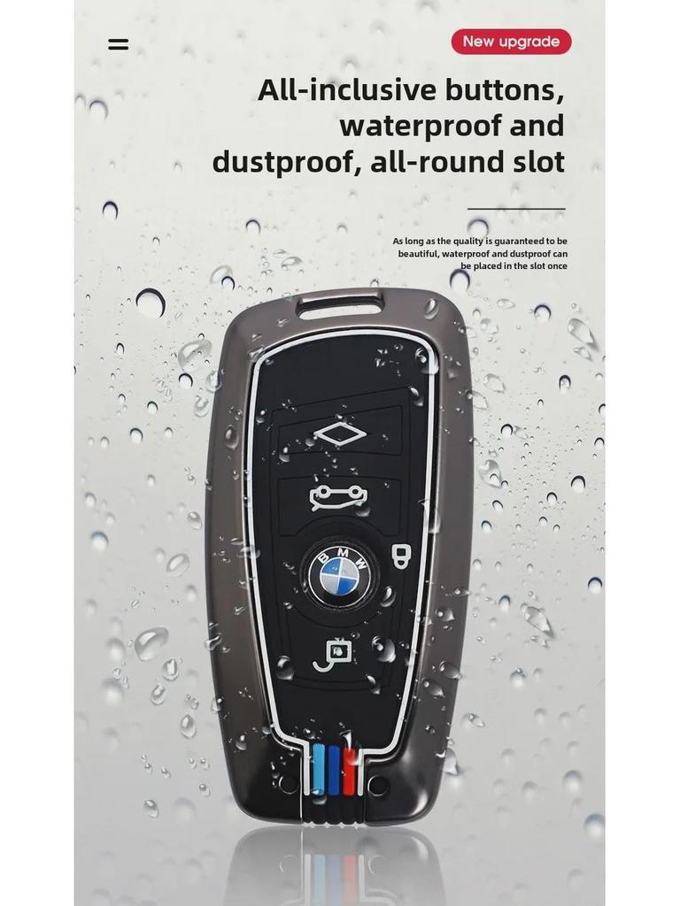 BMW kulcstartó készlet: Fém kagyló csattal 3-as sorozathoz, X5, 525, 320li, 7-es sorozathoz.