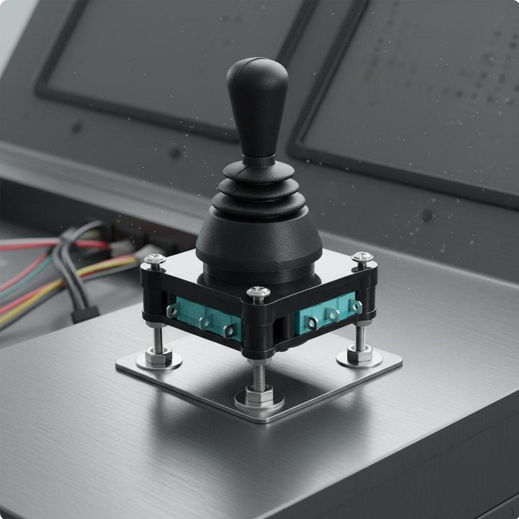 4Way Joystick Switch Flame Retardant Shell SelfResetting Vibration Resistant