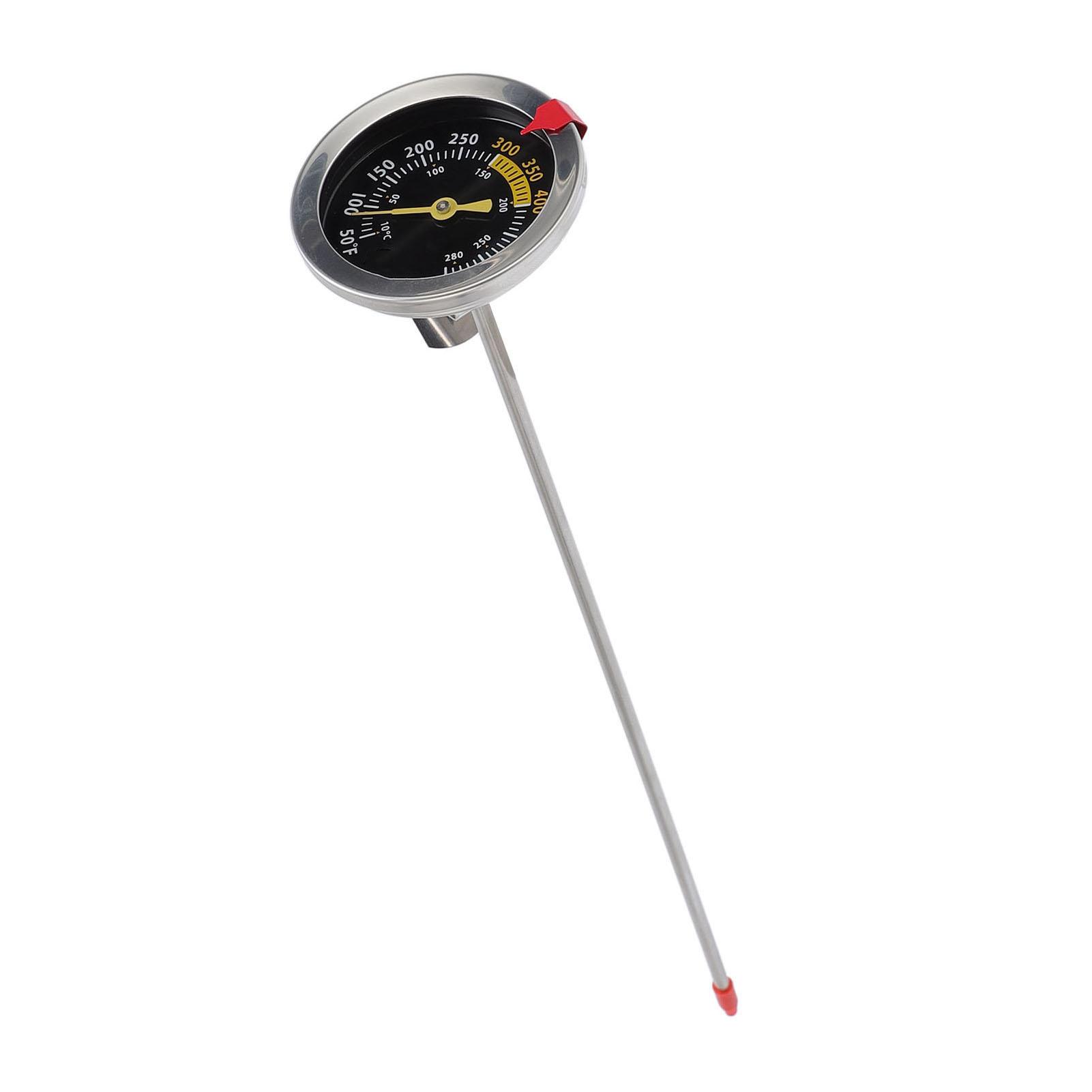 Fry Thermometer,  Probe Stainless Steel BBQ Mt Cooking Thermometer   Thermometer   Frying Pot Thermometer for Turkey BBQ Grill