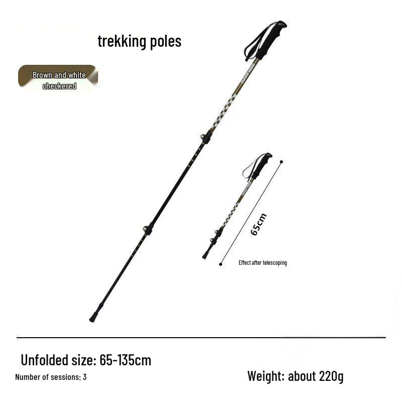Revoflex 3-Section Telescopic Trekking Pole