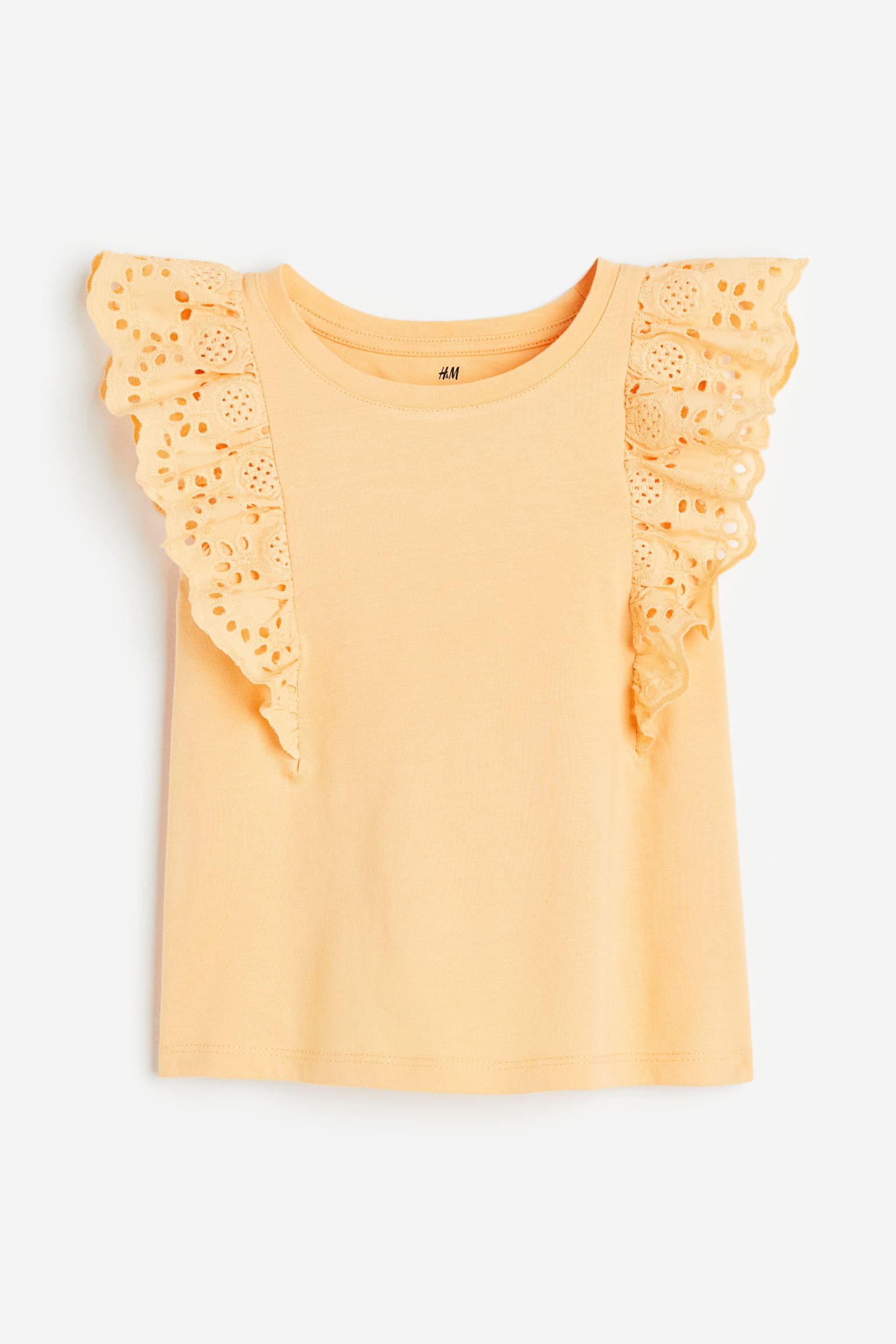 

Топ Broderie Anglaise с деталями