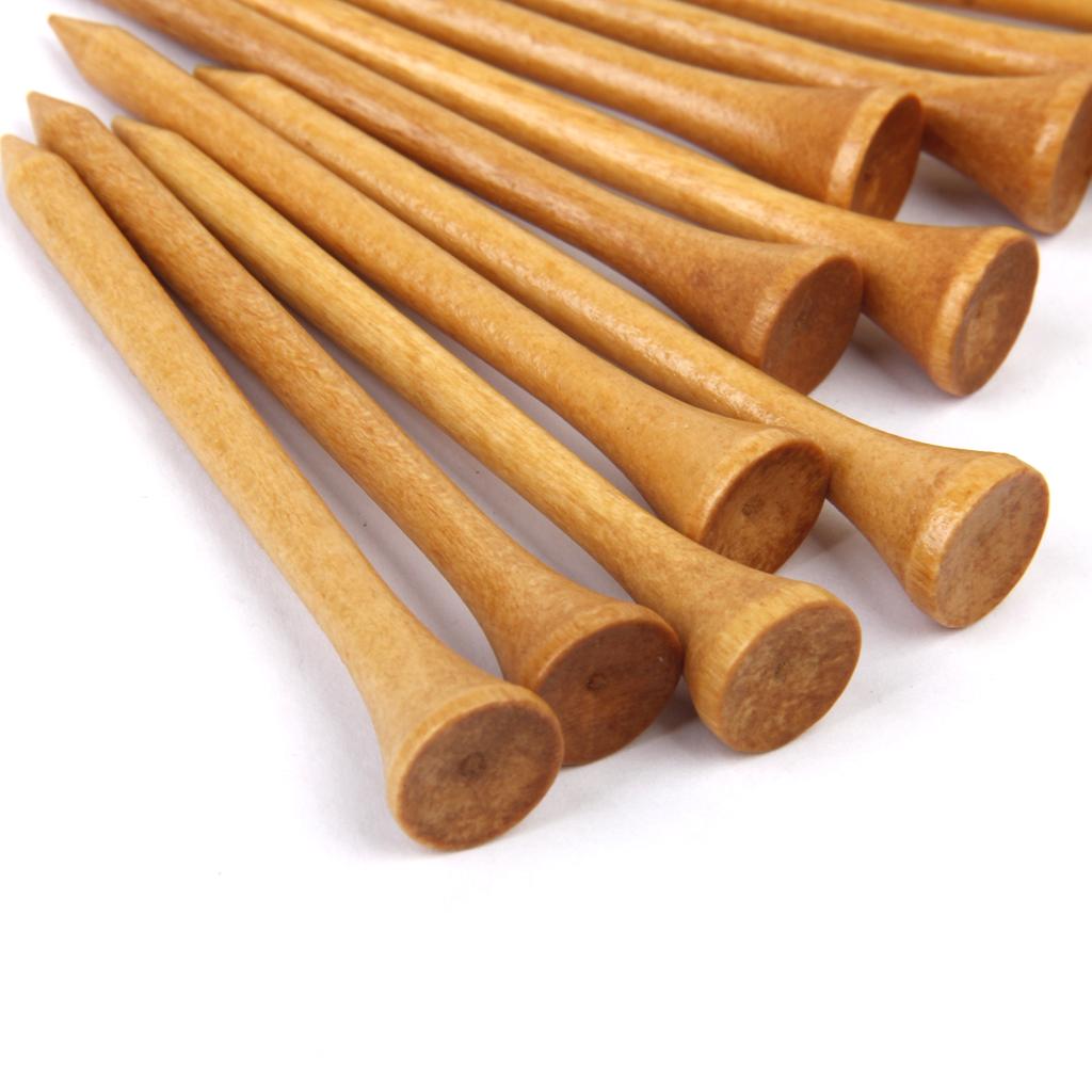 Professional Wooden Golf Tees 69 MM Long 100Pcs