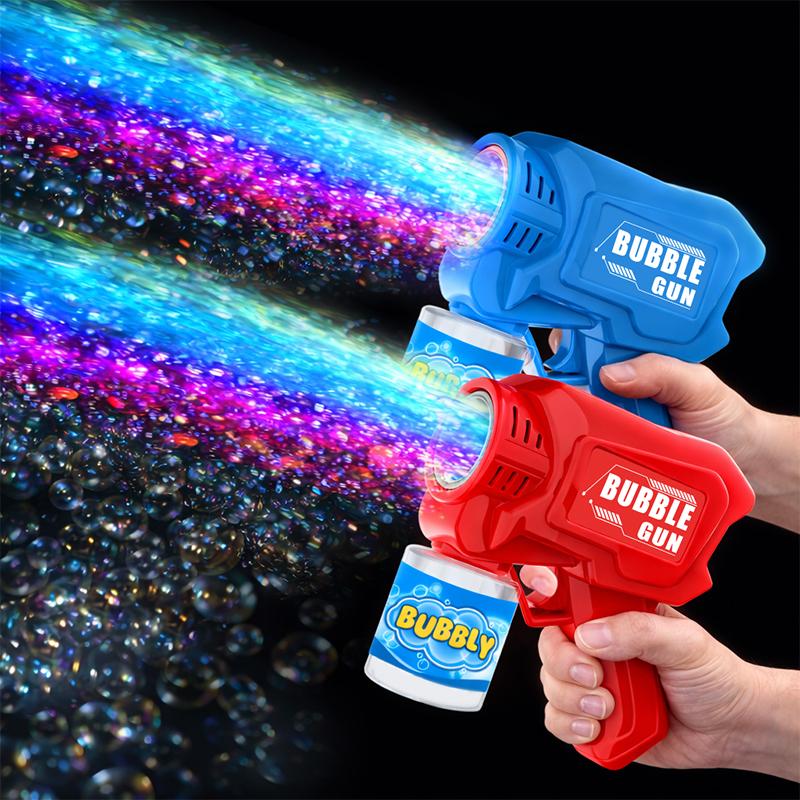 Knyysecq Fully Automatic Outdoor Bubble Gun Children'S Interactive Game Bubble Toy Without Battery Bubble Water