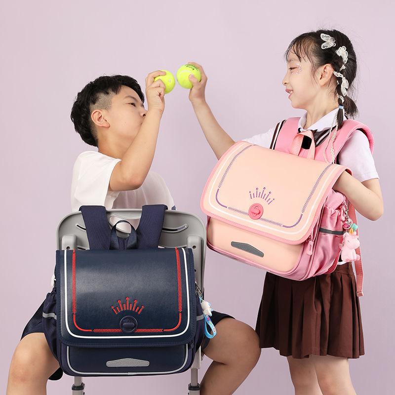 Neue Mode Schultaschen für Jungen Luxusmarke Kinderrucksack Japanischer Stil Mädchen Schüler Buchertasche Kinder Große Grundschultasche