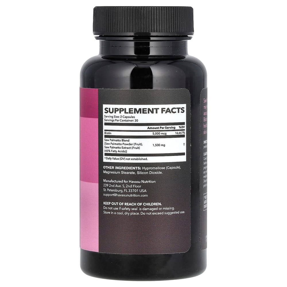 Havasu Nutrition Sägepalme Kapseln für Frauen 60 Stück