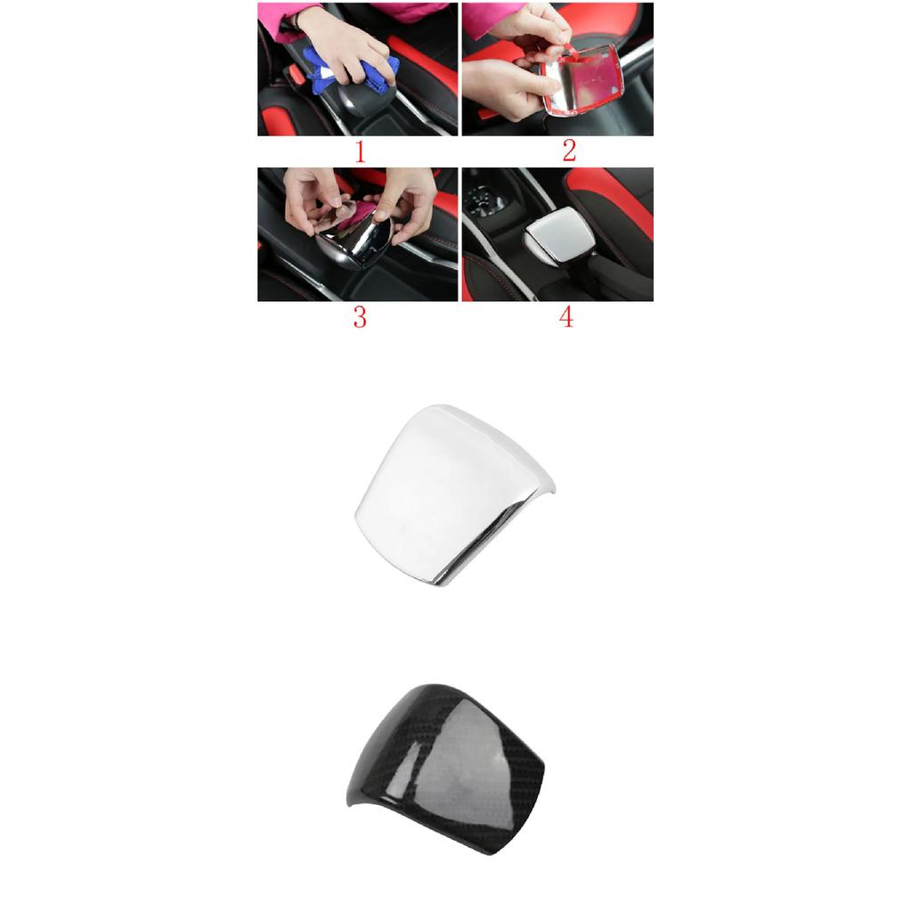 ABS Automobile shift handball decorative patch for Peugeot 2008 2014 - 2019 Hand Brake Decoration Trim Sticker Accessories