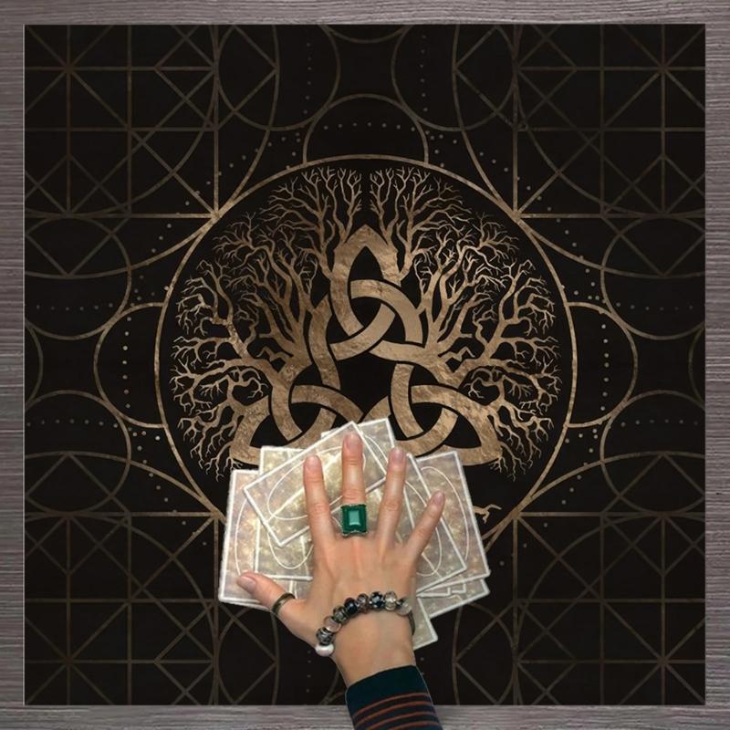 Tarots Table Altar Cloth Board Game Mat Divinations Altar Tablecloth