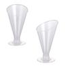 10Pcs Dessert Cups Clear Plastic Mini Goblets for Tiramisu Pudding Jelly Mousse Ice Cream Party Banquet Catering Use