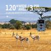 60MP WIFI Outdoor Jagd Wildkamera PR1600 4K Wildtierkamera Bewegungserkennung Nachtsicht Wasserdichte Fotofalle