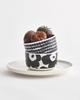 Marimekko bowl, 12.5cm, 500ml, deep bowl, SIIRTOLAPUUTARHA design, white x black, 063300 190 [Parallel import]