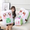 Creative Mahjong Throw Pillow Plush Toy Dice Doll Home Sofa Pillow Cushion Girl Sleeping Doll