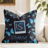 LLife is SStrange Game Cushion Cover Summer Linen Pillow Case Organic Fabric Cushion Cover DoubleSided Print Sofa Home Decor