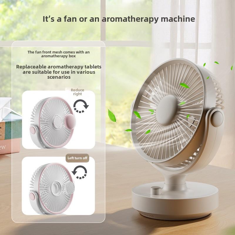 Xiaomi Searide Desktop Fan Portable Rechargeable 4000mA Capacity Large Wind Power USB for Home Office Desktop Aromatherapy Mini Fan