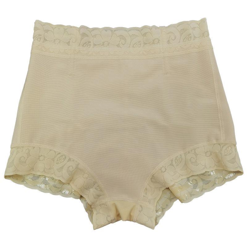 High Waist Lace Trim Tummy Control Shaping Panties Butt Lifter Compression Shapewear Underwear for Women
