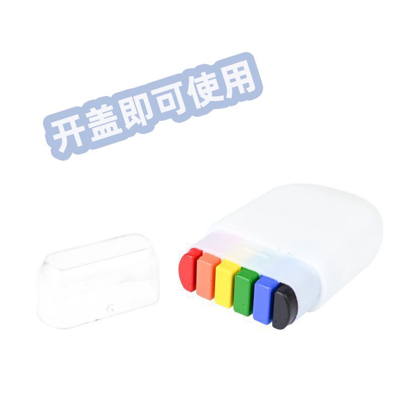 6-Color Rainbow Face Paint Crayons for World Cup, European Cup, Halloween, and More