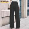 Damenmode, lässig, einfarbig, bedruckt, Hosen und Caprihosen