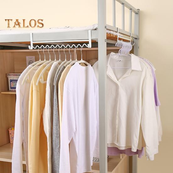 Hanger Fixed Hook Wave Shaped Storage 2 Colors Practical Punch-free Coat Rack Hook Bedroom Accessories
