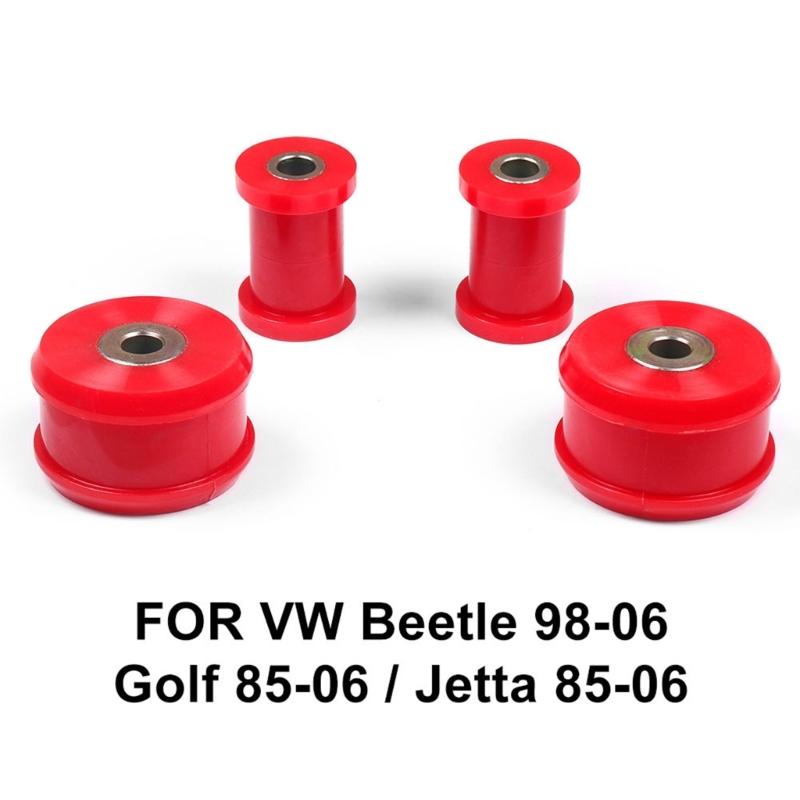 Kit Boccole Braccio Inferiore Anteriore Auto 22-202 Compatibile Per Golf MK2 MK3 MK4 Poliuretano Accessori Auto 4 Pezzi