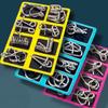 Metal Puzzle Mind Brain Teaser Magic Wire Rings Puzzles Game Disentanglement Iron Link Unlock IQ Test For Kids Educational Toys