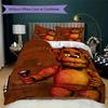 Celebrate Animatronic Friends Threepiece Set 1 Duvet Cover 2 Pillowcase Without Core Without Core Bedding Set Soft And Comfortable