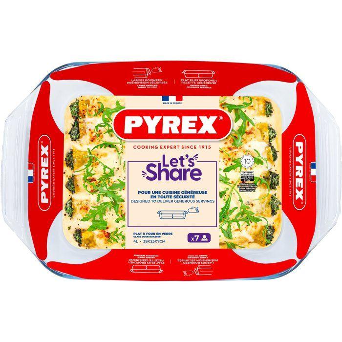 Pyrex Plat Rectangulaire En Verre Résistant À La Chaleur, 4 L - Image 5