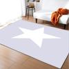 Cute Star Home Door Mat Water Absorbent Non-Slip Floor Mat Bathroom Non-Slip Mat Bedroom Carpet