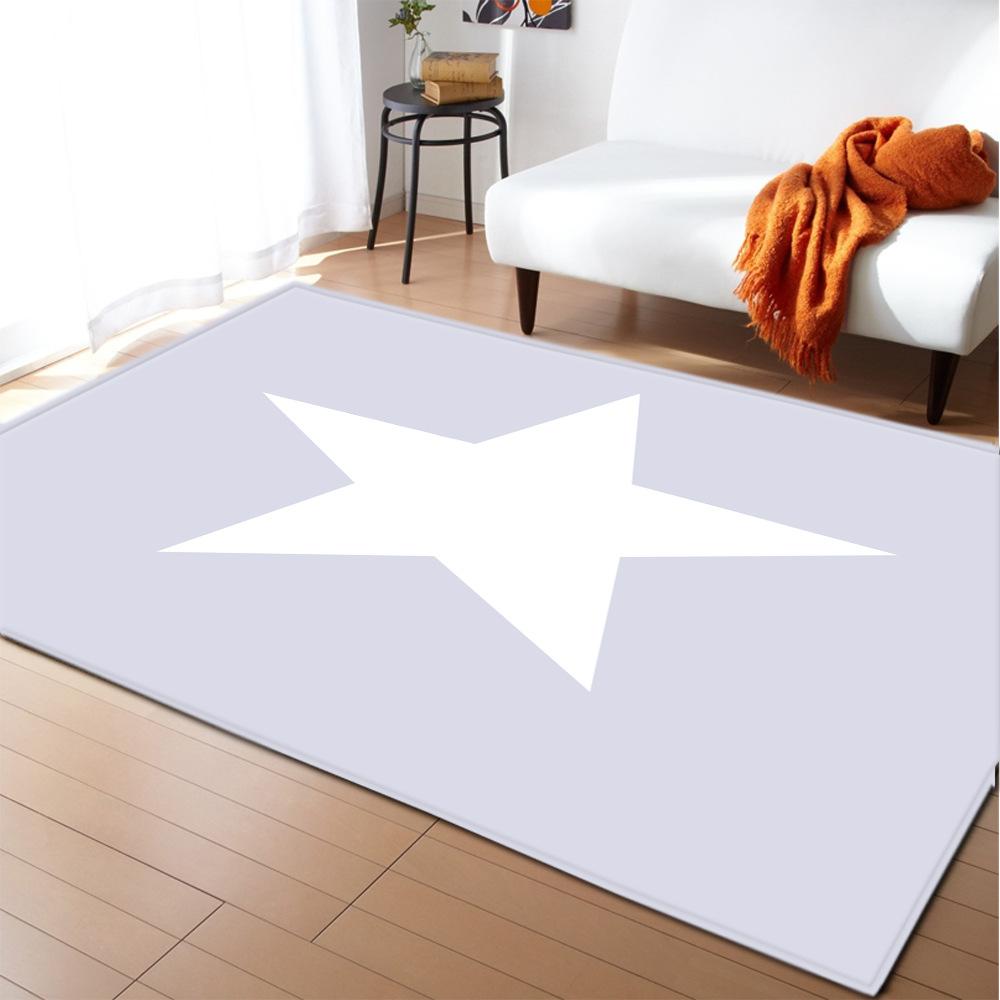 

Cute Star Home Door Mat Water Absorbent Non-Slip Floor Mat Bathroom Non-Slip Mat Bedroom Carpet 50*80cm