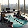 Harry Potter (23) Round Office Rug Decorative Floor Rug for Office Bedroom Living Room and Home Space