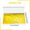 Watch Parts Storage Box Holder with Clear Lid Dials Placement Tray for Storing Watchmaker