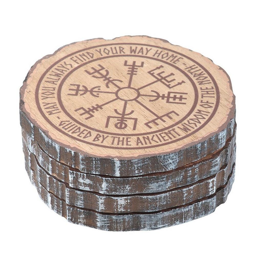 Something Different Norse Mythology Wood Coasters (Pack of 4)