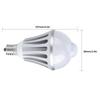 E17 Induction Light Bulb AC85-265V Corridor Sensor Bulb Motion Sensor LED Bulb  Closet
