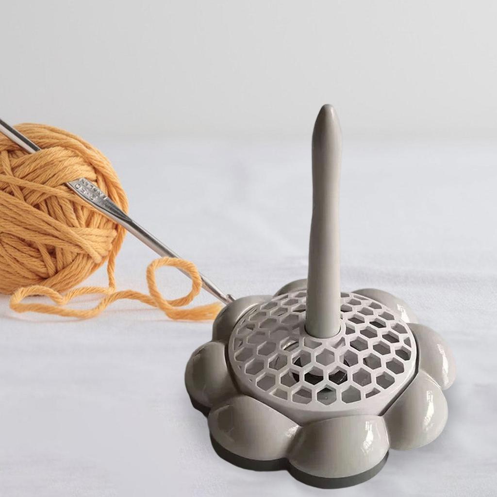 Crochet Yarn Holder DIY Effortless Embroidery Rotating Accessory Portable Craft