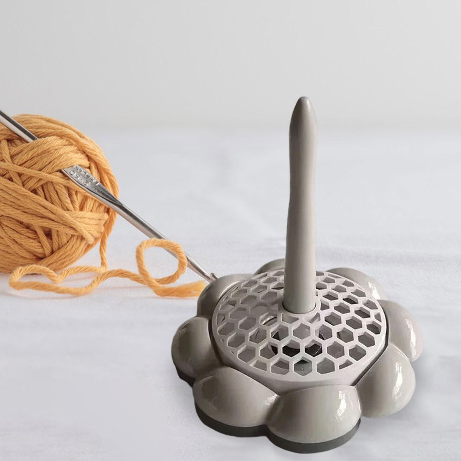 Yarn Holder Stand Lightweight Non Slip Craft Lovers Gift Portable Detachable Yarn Ball Holder Dispenser for Crocheting Organizer 1360₽