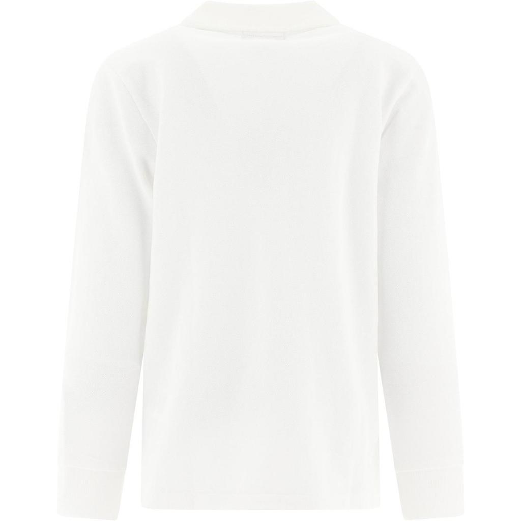 Polo Ralph Lauren Logo Embroidered Solid Long Sleeve T-Shirt Kids tops White 323708858-013