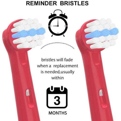 WuYan Compatible Braun Electric Toothbrush Heads for Children, 8-Piece Set