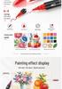 Student Art Double-Ended Acrylic Markers Set - Soft & Hard Tips, Professional Quality
