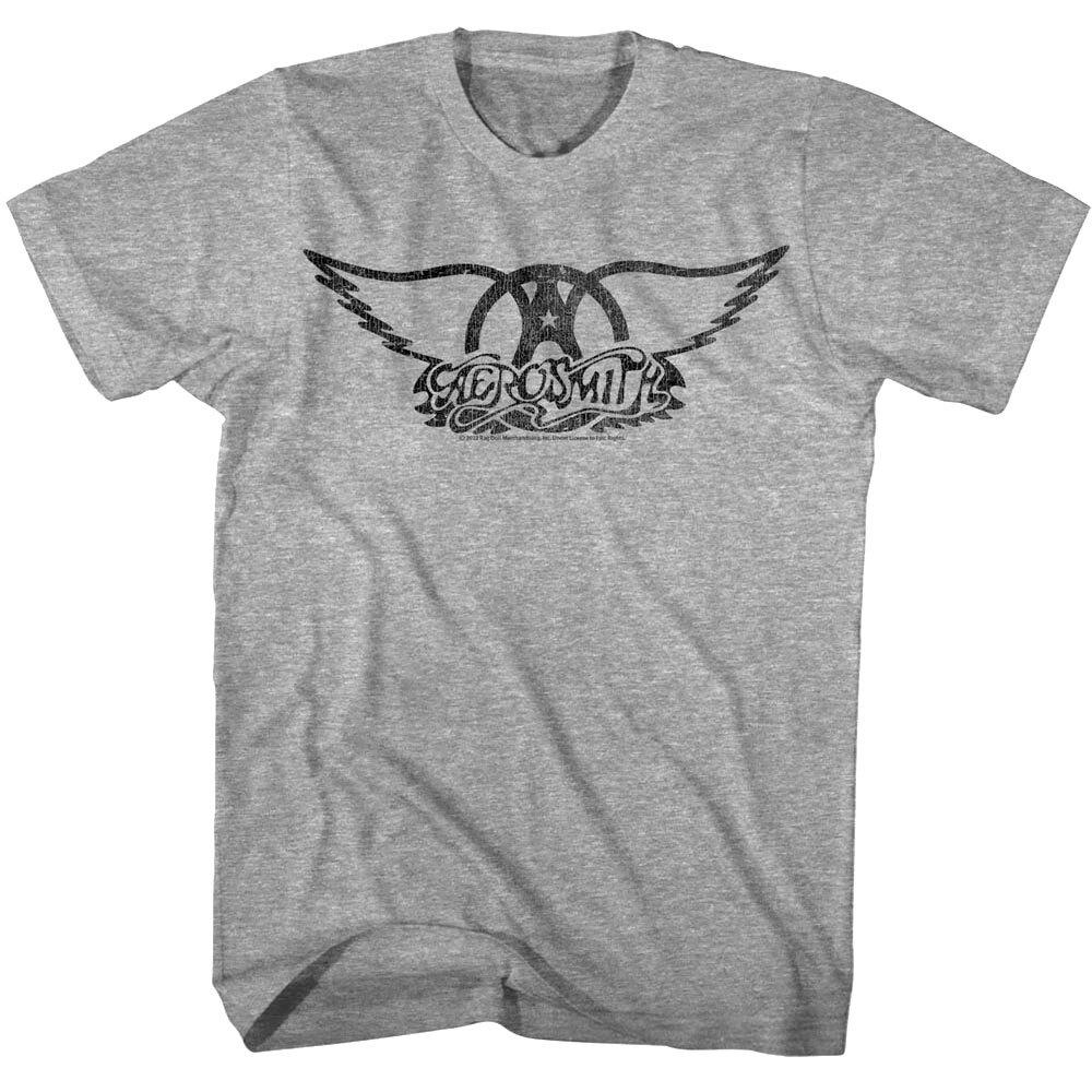 Aerosmith Vintage Logo Men T Shirt Rock Band Album Concert Tour Merch XXL
