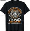 Viking Blood Runs Through My Veins Viking Ship TShirt Nordic Style Mens Oversized Short Sleeve Tops Tees Designer Clothing