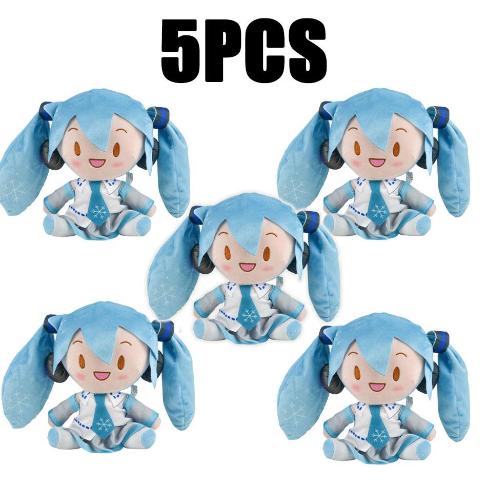 Non-Toxic Adorable Hatsune Miku Plush Fluffy Anime Stuffed Doll With Signature Pigtails Cuddly Figure For Collectors & Gift Giving