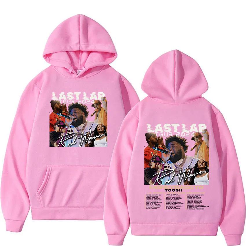 Rapper Rod Wave "Last Last Lap" Tour 2024 Hoodie Herren Damen Hip Hop Mode Vintage Übergroßer Pullover Sweatshirt Y2k Streetwear