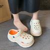 Outer Wear Seaside Baotou Sandal Light Half-Heeled Sandal Women'S Anti-slip Summer For Women Lightweight Everyday