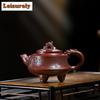 270ml Yixing Purple Clay Teapot Authentic Handmade Dragon Blood Sand Pot Beauty Tea Infuser Kettle Chinese Raw Ore Zisha Tea Set