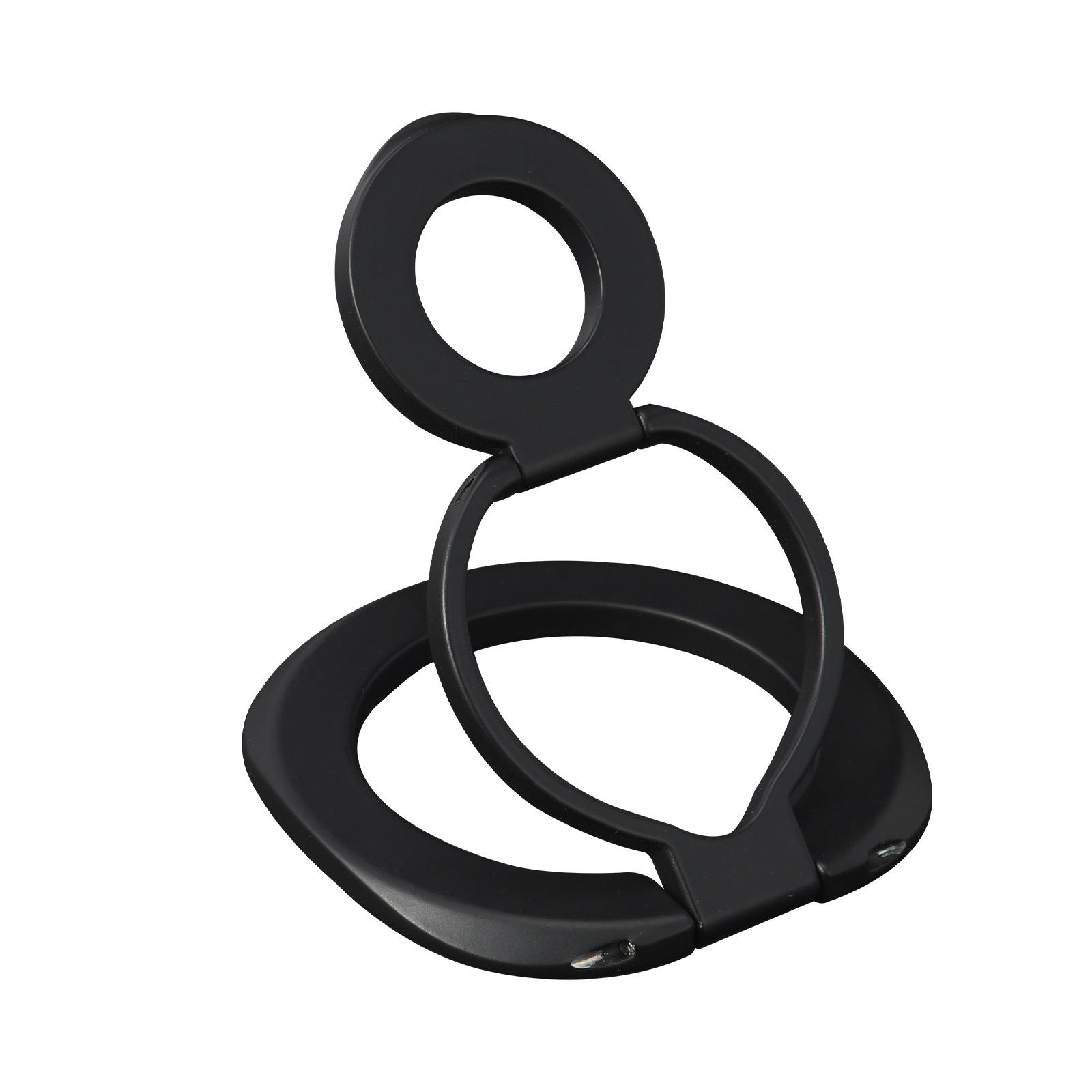 Double-Sided Magnetic Phone Holder: Foldable Finger Ring & Desktop Stand