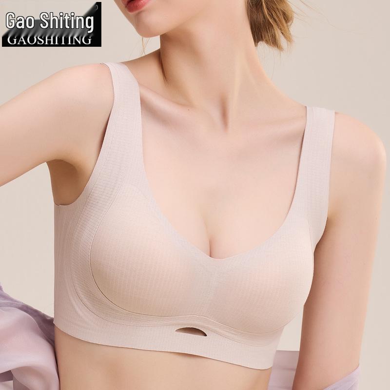 

Фланелевый теплый беспроводной бюстгальтер жилетного типа: Бесшовный, Предотвращающий провисание, Идеально подходит для маленькой груди XL = 36ABC/38AB